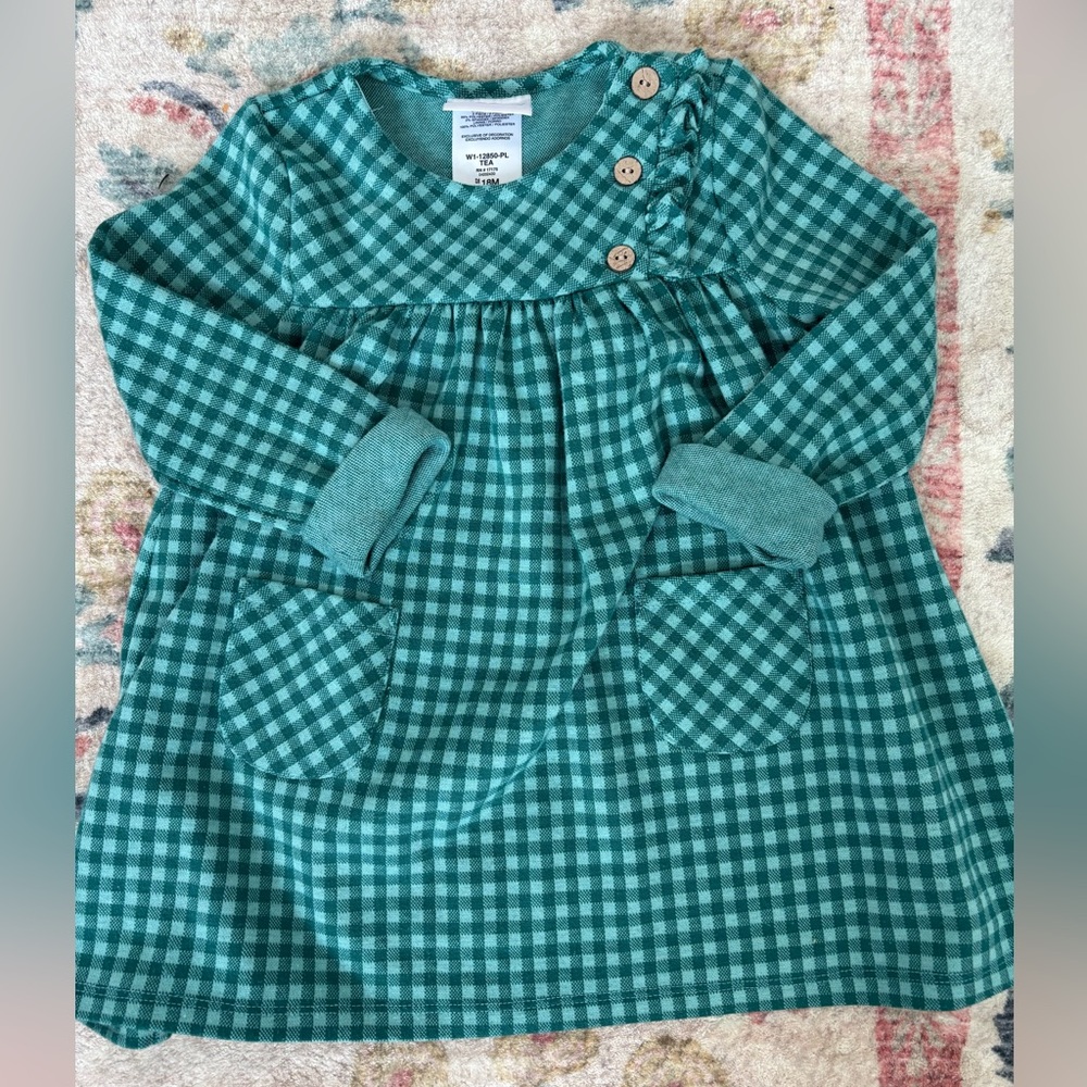 Tullabee Checkered Dress with diaper cover